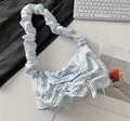 Blue bow bag