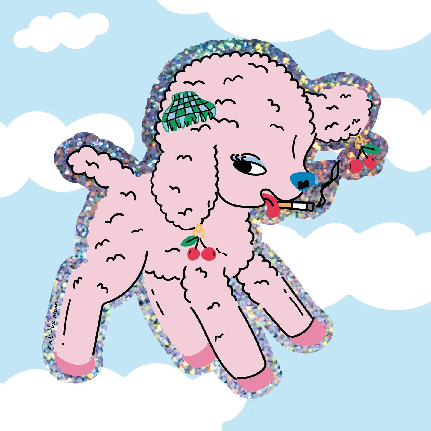 Pink Lamb Sticker
