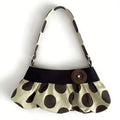 Brown Polka Dot Shoulder bag