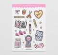 Journal Girlie Sticker Sheet